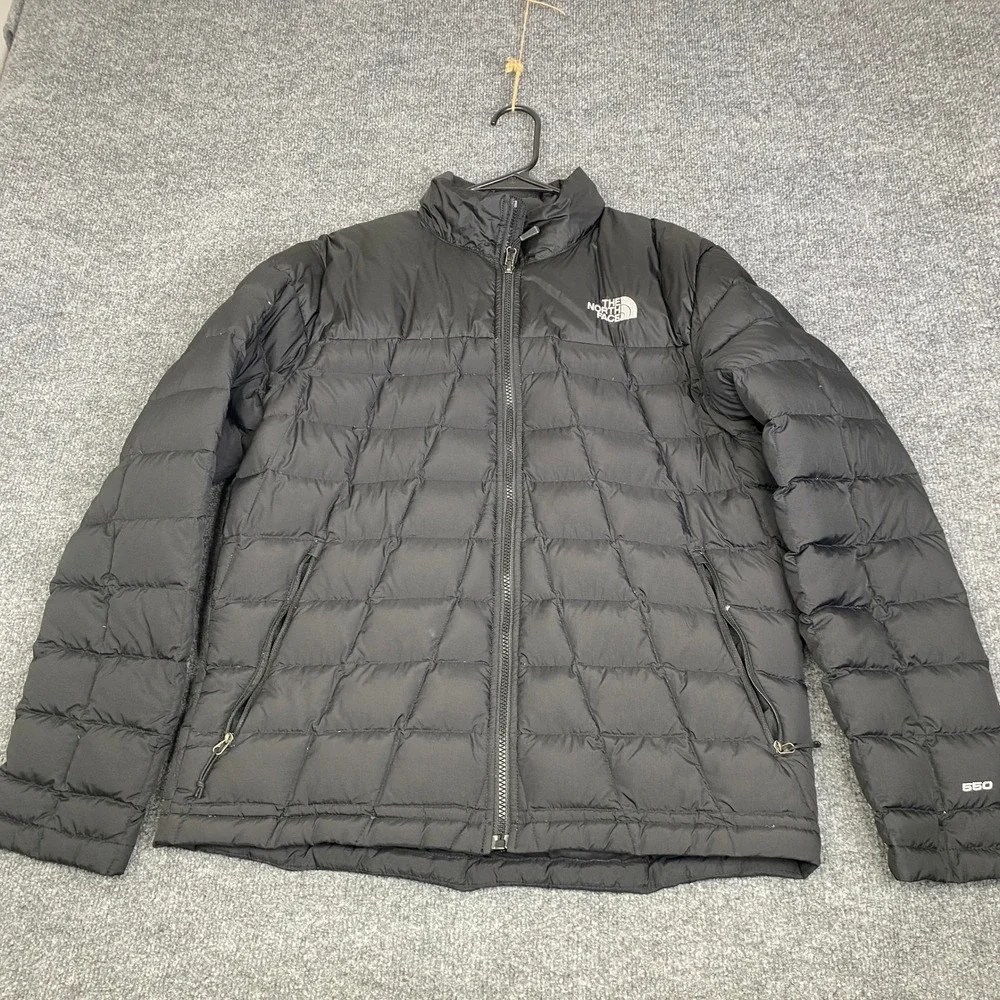 The North Face Mens 550 Down Puffer Jacket Black 3-in-1 Liner NF0A2SU5 Medium